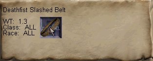 Deathfist Slashed Belt