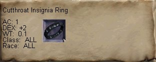 Cutthroat Insgnia Ring