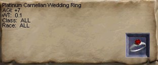 Platinum Carnelian Wedding Ring