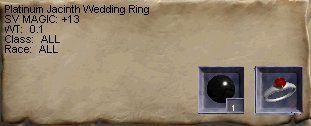 Platinum Jacinth Wedding Ring