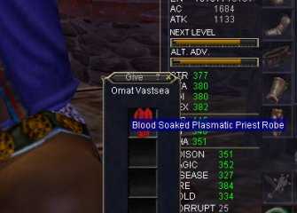 give Blood Soaked Plasmatic Priest Robe
